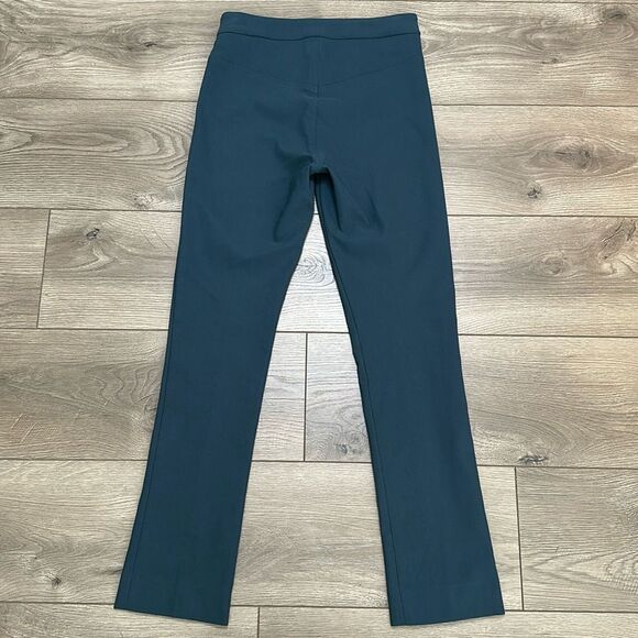 MM Lafluer The Foster Cigarette Lakeside Blue Powerstretch Ankle Pants Size 2 - Picture 4 of 13